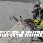 Scaffolding road safety.